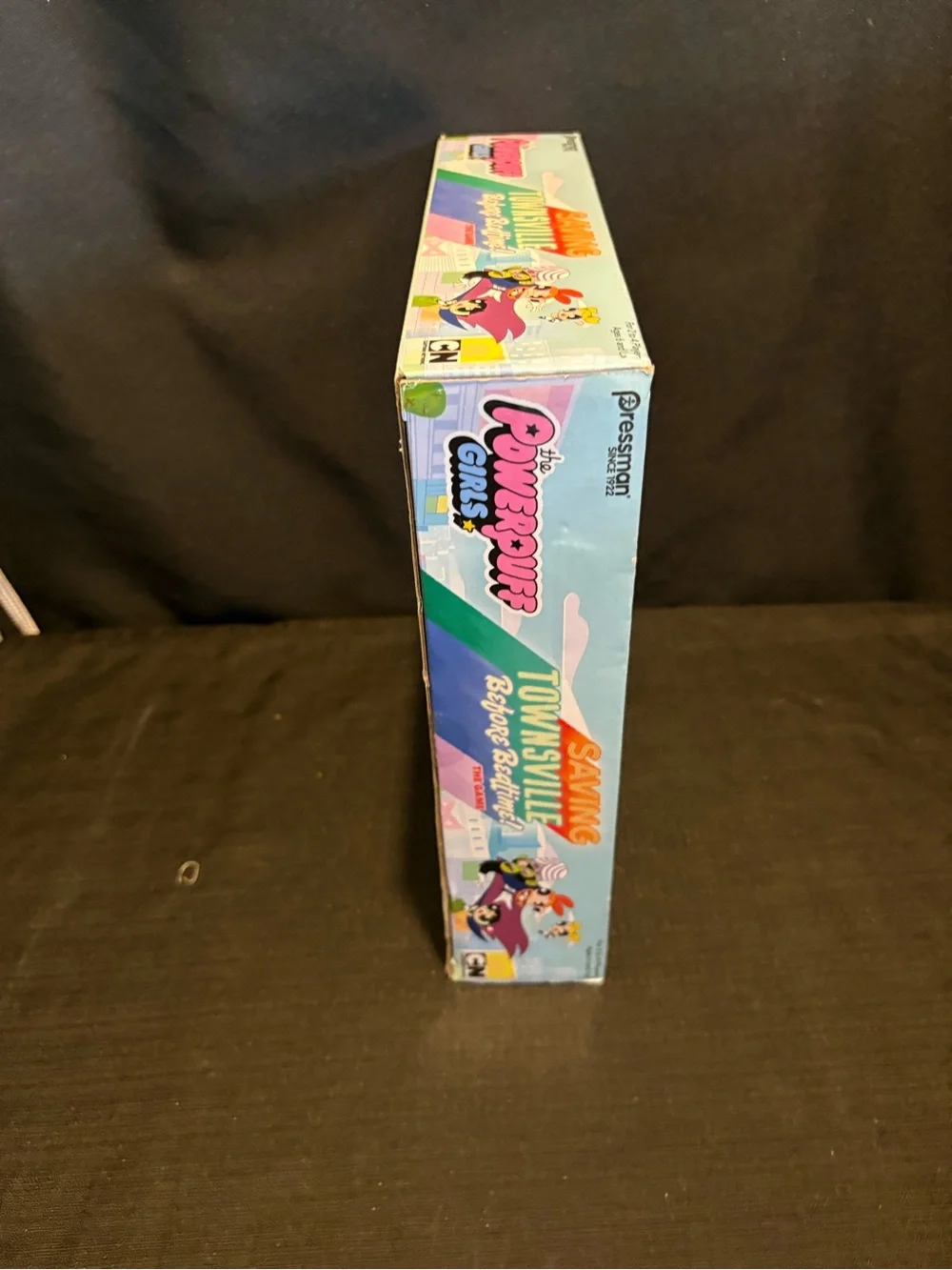 POWERPUFF GIRLS Saving Townsville Before Bedtime Board Game  w/ Mini Figs 2016